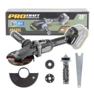 Aku uhlová brúska Procraft AG125C (bez baterie a nabíječky)