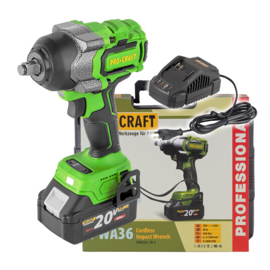 Aku rázový uťahovák Procraft PWA36 1B