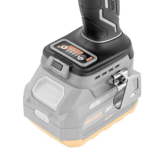 Aku rázový utahovák Procraft Industrial ID20Abb (bez baterie a nabíječky)
