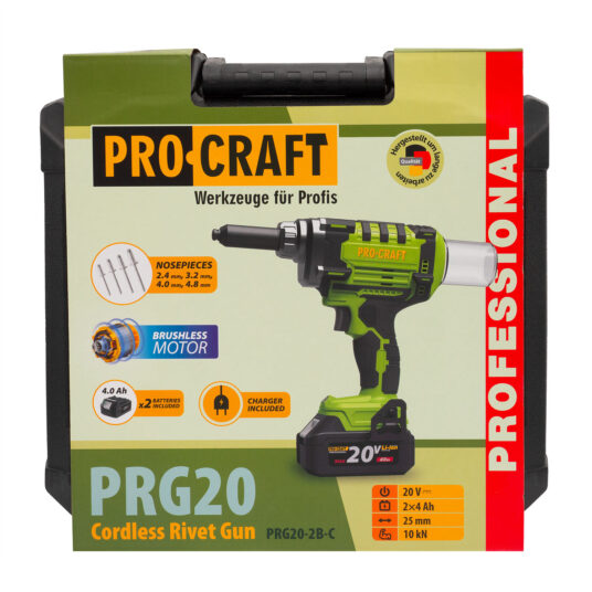 Aku nýtovací pistole Procraft PRG20