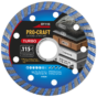 Diamantový rezný kotúč Turbo Procraft DT115
