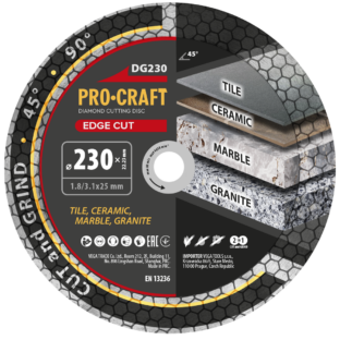 Diamantový kotúč Edge Cut Procraft DG230