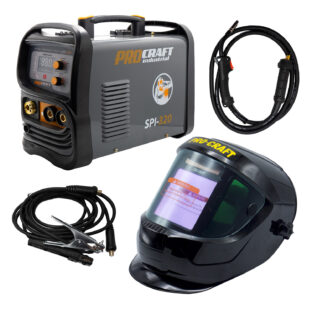 Poloautomatický invertorový zvárací stroj (CO2) Procraft SPI-320 a zváracia kukla Procraft SPH1000 | SSPI-320/SPH1000