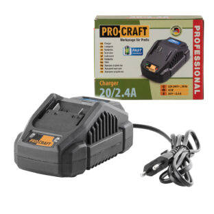 Nabíjačka pre 20 V Li-ion batérie Procraft 20/2.4 A.