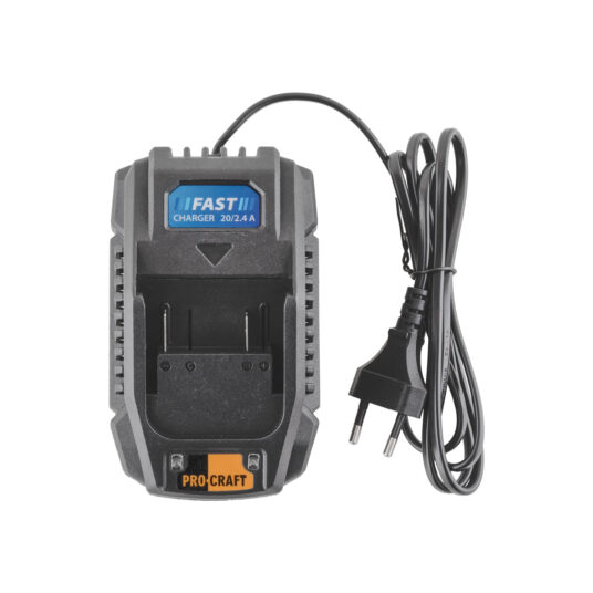 Nabíjačka pre 20 V Li-ion batérie Procraft 20/2.4 A.
