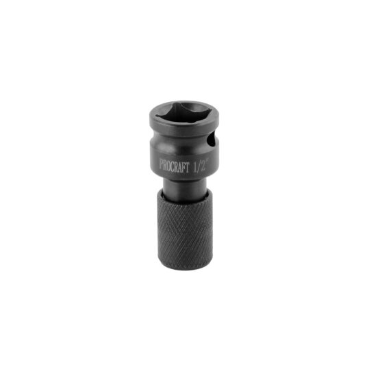 Adaptér (redukcia) z 1/2" štvorhranu na bity 1/4" pre rázové uťahováky. | Adapter 1/2" for impact wrench
