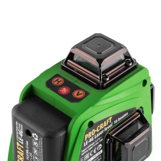 Krížový, samonivelačný laser so statívom Procraft LE-4G
