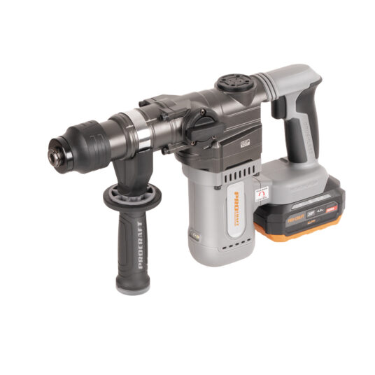 Sada aku vŕtacie kladivo Procraft Industrial HD20A a uhlová brúska Procraft Industrial AG125Bbb