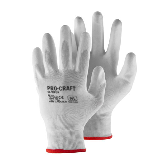 Pracovné rukavice máčané v polyuretáne, XL Procraft GL-WPU10