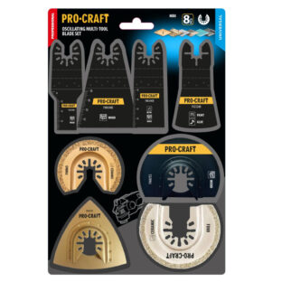 Sada nástavců pro multifunkční oscilační brusku Procraft MB8