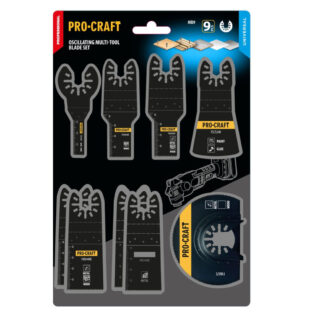 Sada nadstavcov pre multifunkčnú oscilačnú brúsku Procraft MB9