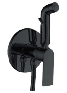 Bidetová batéria s bidetovou sprškou MIXXUS PREMIUM ALEX 002 (INNER) BLACK, čierna. | ALEX 002 (INNER) BLACK