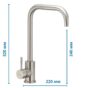 Drezová batéria, SUS-011-G BLACK, čierna | SUS-011-G BLACK