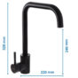 Drezová batéria, SUS-011-G BLACK, čierna | SUS-011-G BLACK
