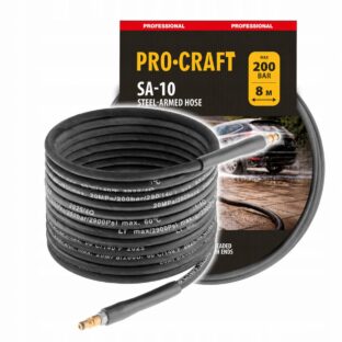 Armovaná hadica (obojstranný závit) Procraft SA-10, 8 m