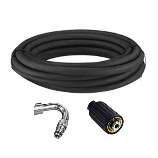 Armovaná hadica (uhlová koncovka + závit) Procraft SA-10-G, 10 m