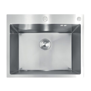 Nerezový drez MIXXUS MH6050 DECOR SS COLOR so sifónom, nerezový | MH6050 DECOR SS COLOR
